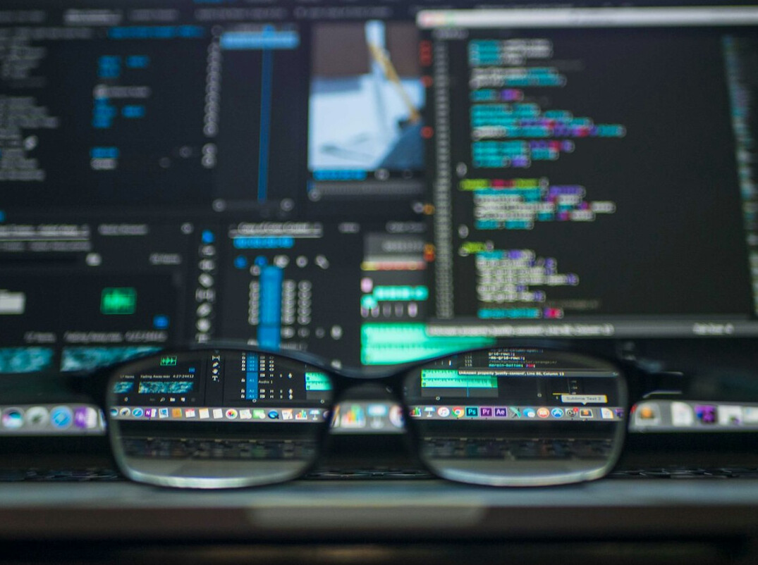 insurance software code on screen